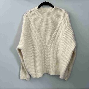 Cozy Cream Cable Knit Sweater